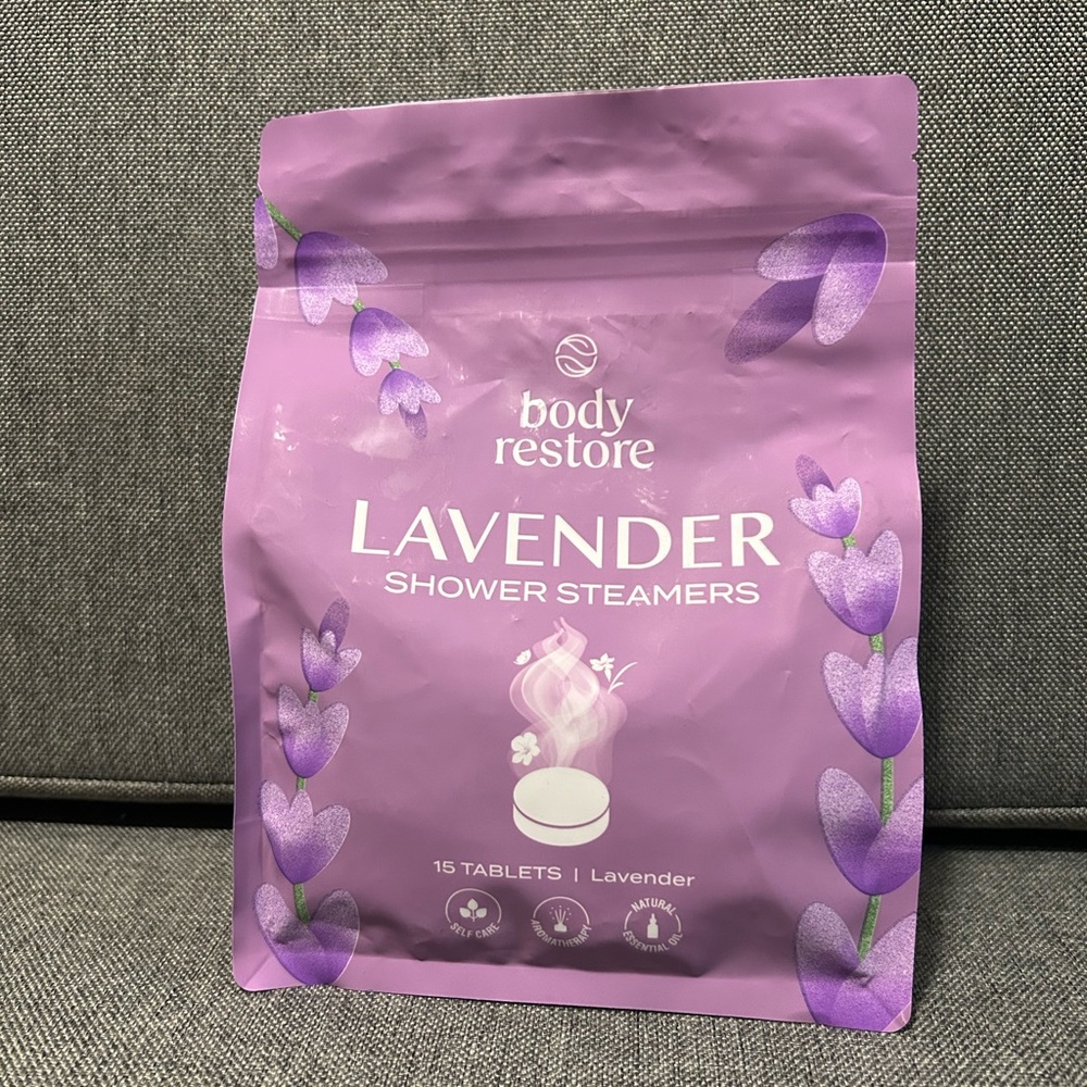 Lavender Shower Steamers - Body Restore - 15 pack